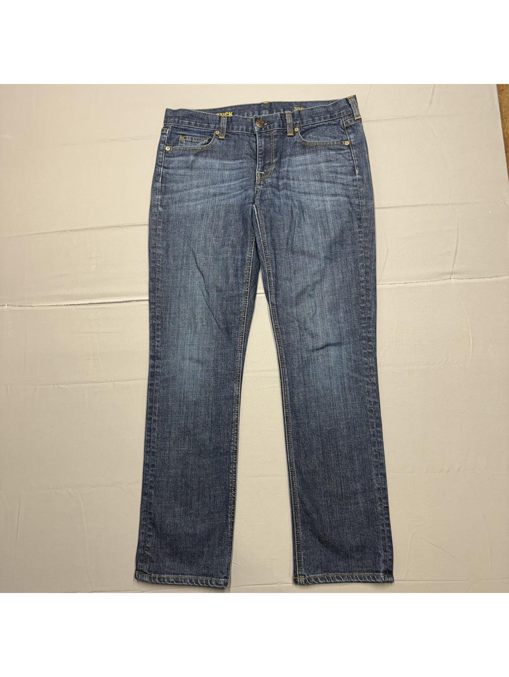 J.Crew Womens Matchstick Denim Jeans Size 30S Blue Medium Wash Straight Leg